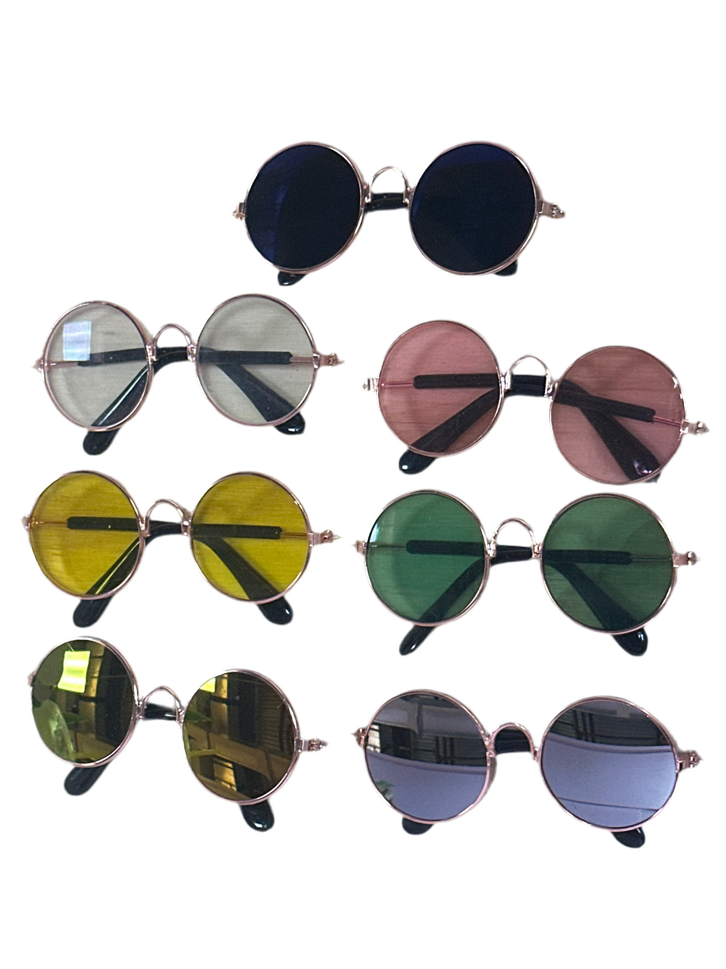 Gafas Redondas Retro para Mascotas
