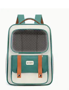 backpack for dogs and cats, electric blue.