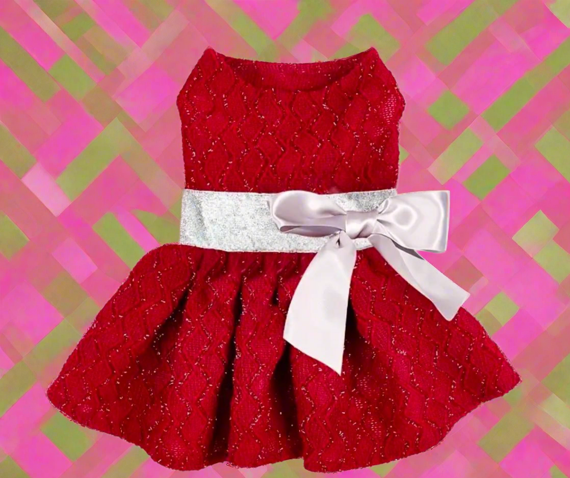 Elegant Christmas dress CutePawsBoutique Elegant Christmas dress CutePawsBoutique