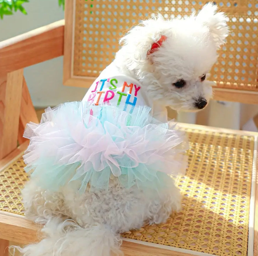 Happy birthday Frilly Dress